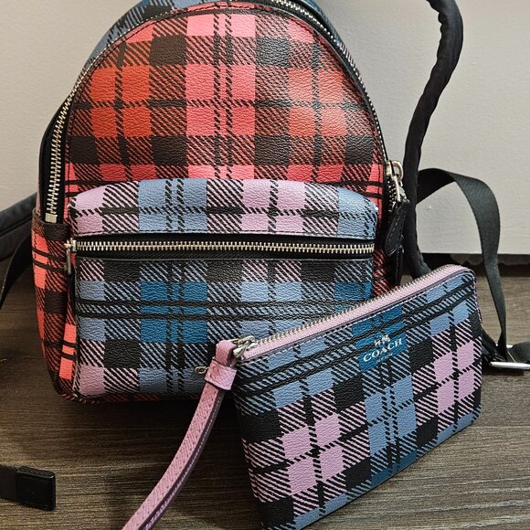 Coach mini Backpack and Wristlet - Picture 1 of 2